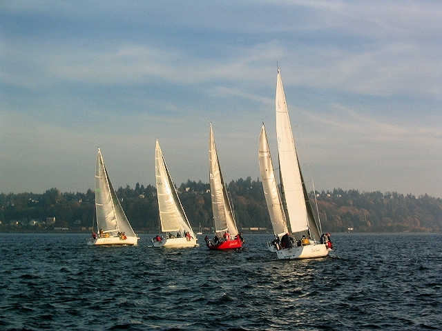 Sailboats in body of water