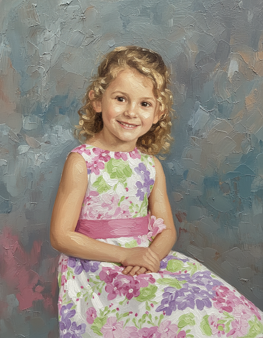 2 Child Portrait_PerfectlyClear_AIArt_oil-painting