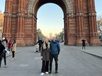 Haley & Brad in Spain for MWC and customer visits